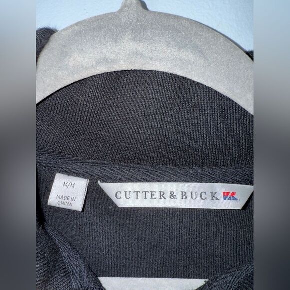 Cutter & Buck Mens Cotton Quarter Zip Pullover Sweater Size Medium EUC - Picture 4 of 7